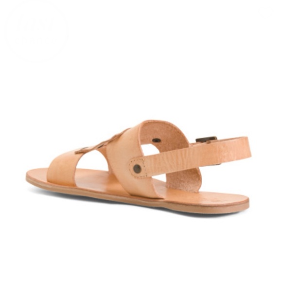 Matisse Star Crossed Flat Sandals Naked Leather Made in Brazil Women’s Size 6 - Picture 5 of 9